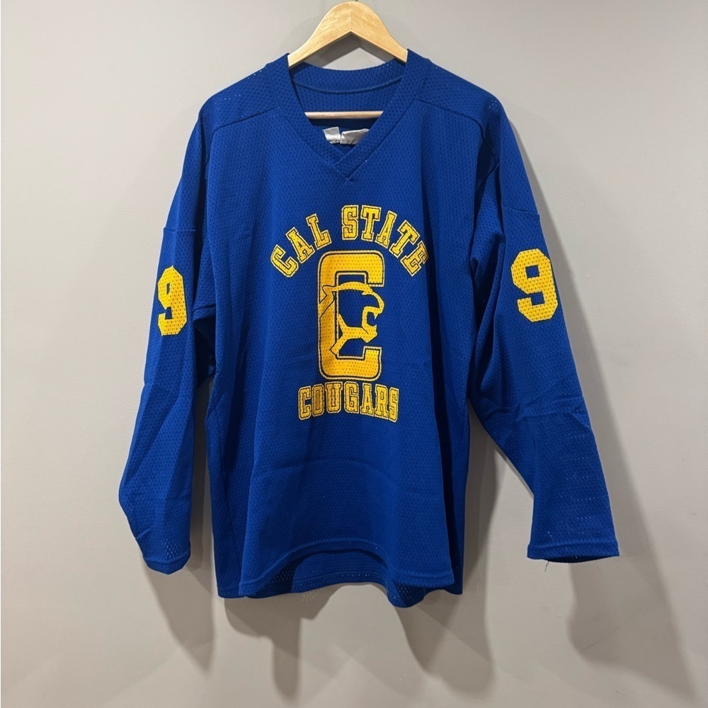 Vtg California State University Cougars Hockey Jersey